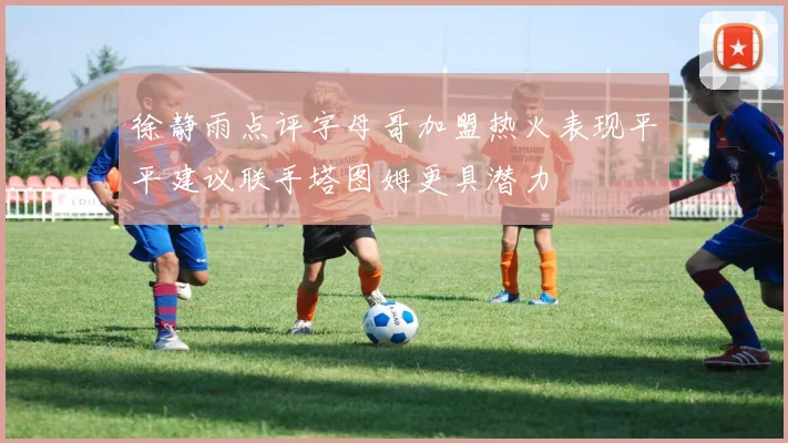 徐静雨点评字母哥加盟热火表现平平建议联手塔图姆更具潜力